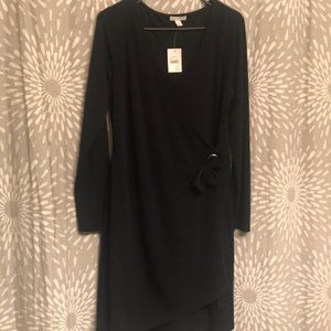 Women’s black wrap dress. Brand new with tags.